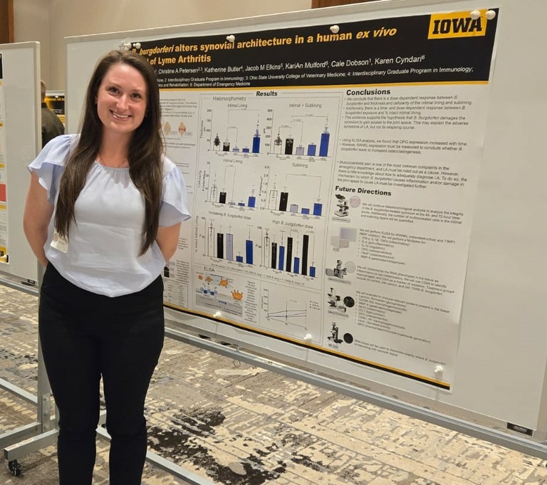 Rachel Johnson at 2024 Immunology Retreat