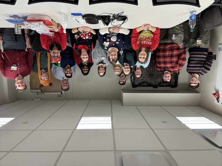 Emergency Medicine Research Group Enjoying a Holiday Lunch